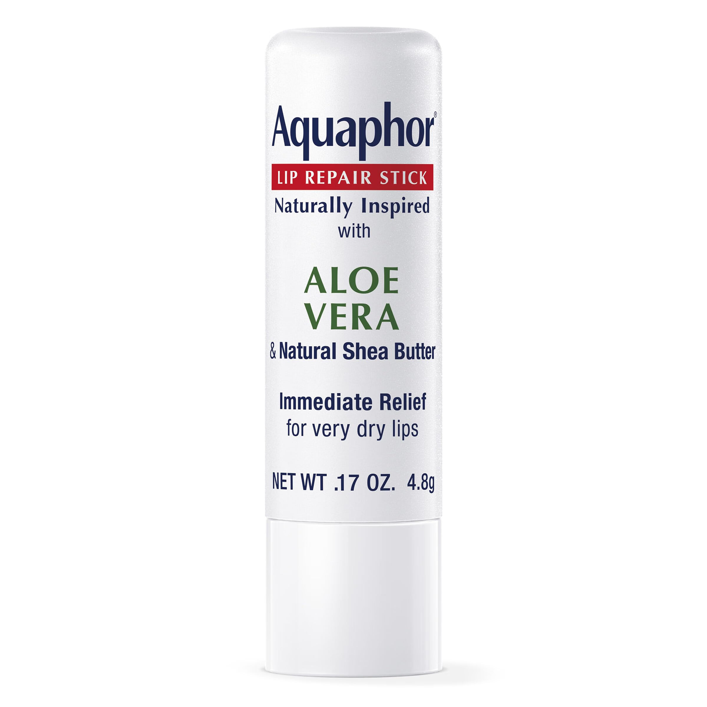 Aquaphor 芦荟天然润唇膏 99%天然成分 保湿修护透明唇部护理