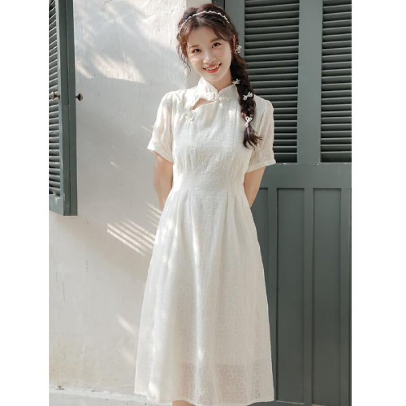 筑凡少女高中生成人礼服女夏季新款12到15岁女初中高中学生新中式