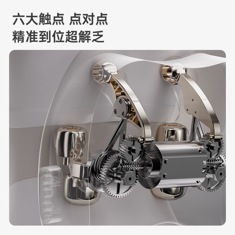 荣泰腰部按摩器靠垫腰背部肩颈椎斜方肌按摩仪全身揉腹仪车载揉捏热敷BK300 新年礼物送男女朋友 荣泰BK300【全身按摩款80%人选】