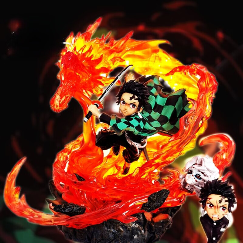 卓狮鬼灭之刃灶门炭治郎我妻善逸蝴蝶忍手办盲盒动漫模型潮玩摆件礼物 Q版摆件 鬼灭之刃盲盒随机发1-2个 京东折扣/优惠券