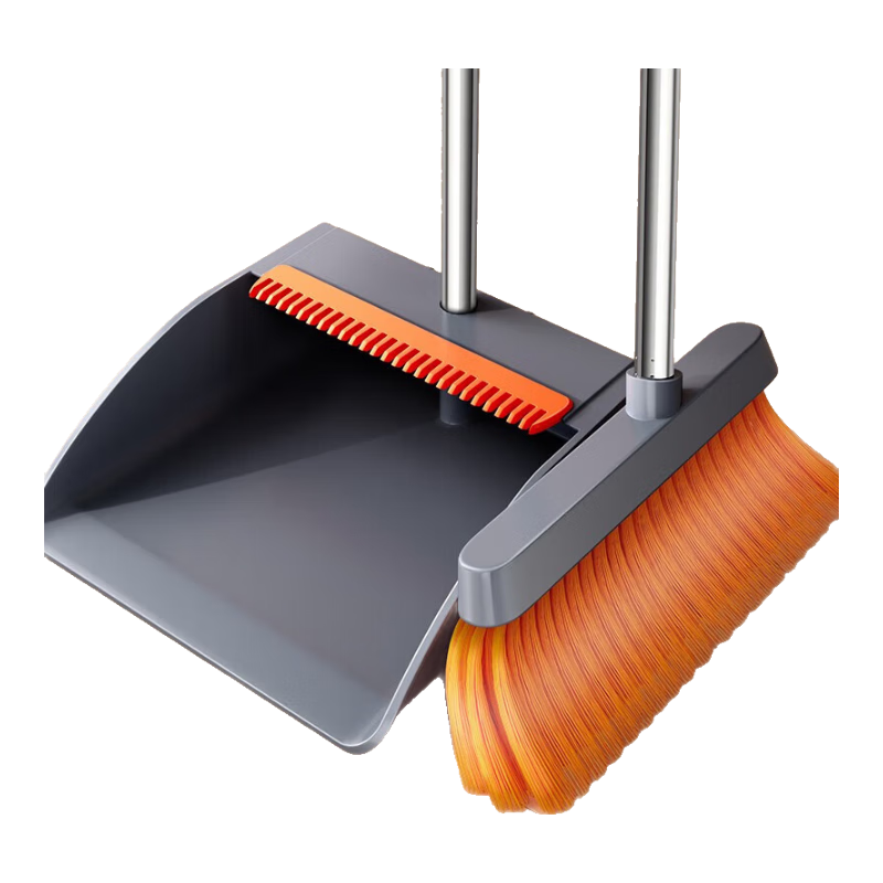 五月花时尚扫把簸箕套装防风带梳齿型扫帚组合家用扫地