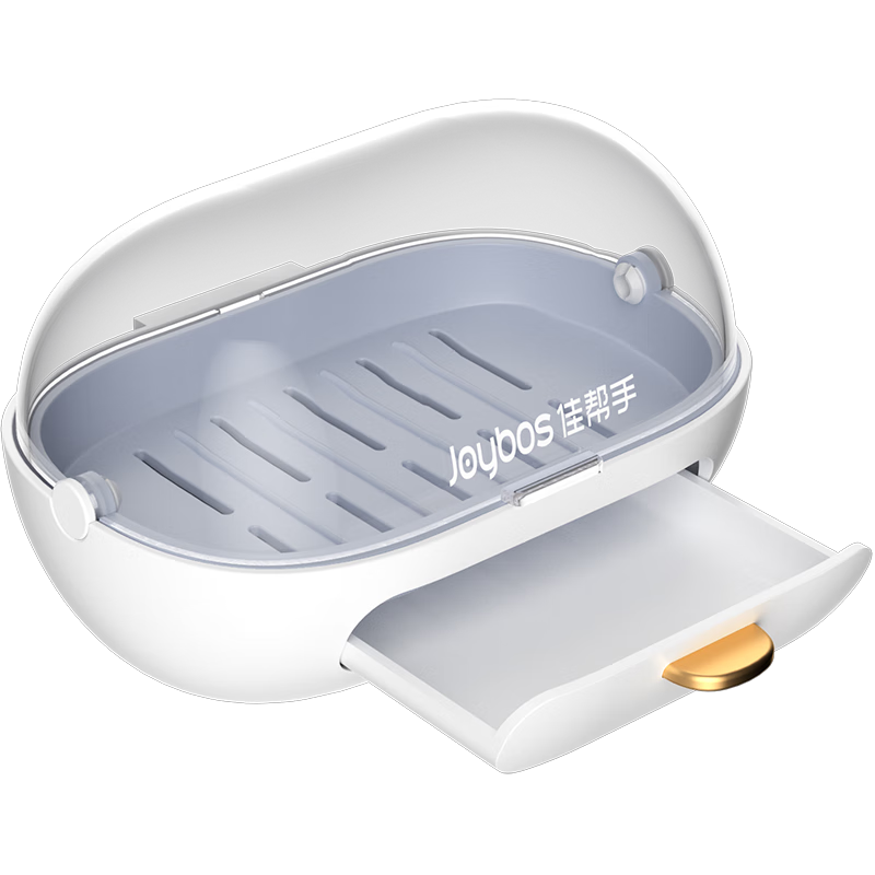 佳帮手肥皂盒壁挂式香皂盒免打孔浴室墙上卫生间可拆卸沥水置物架