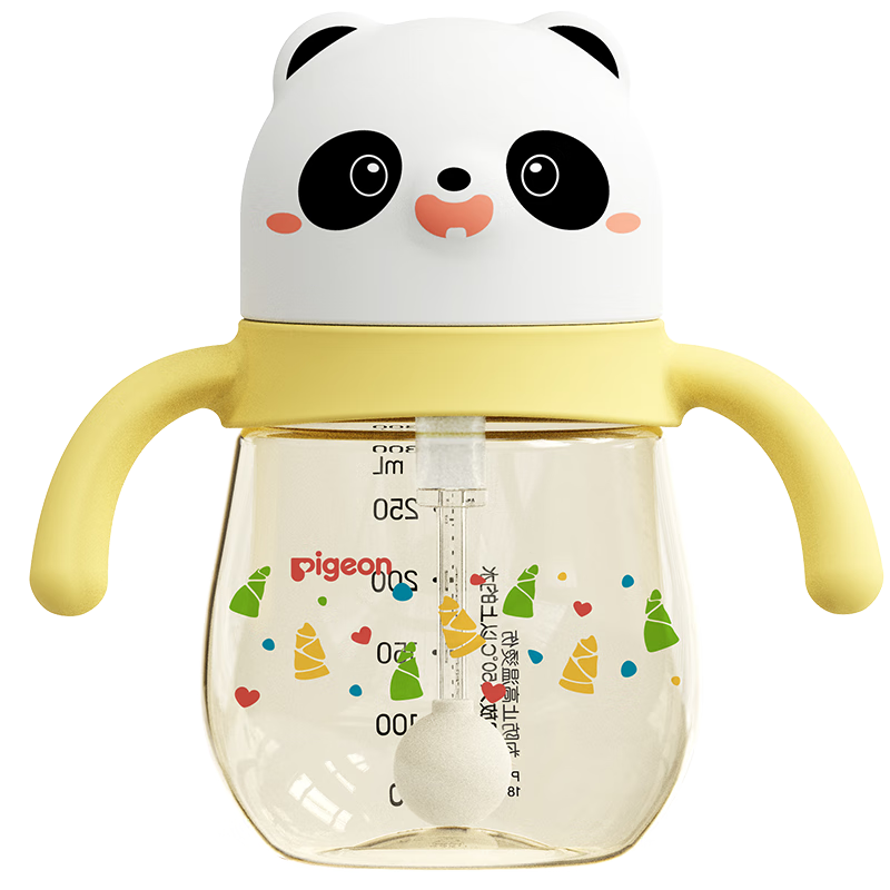 ���ף�Pigeon����èС�����Ǻ��©��ˮ����ppsu��ͯѧ���� 300ml 7��+ 107.9Ԫ