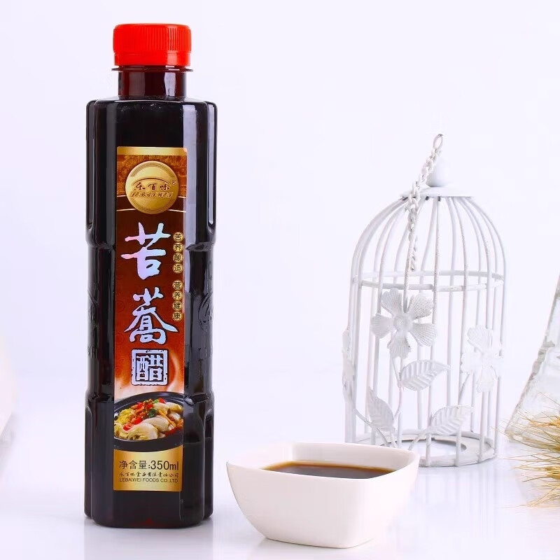 甘肃特产通渭乐百味正宗苦荞醋粮食醋饺子醋凉菜醋350ml西北特产 苦荞