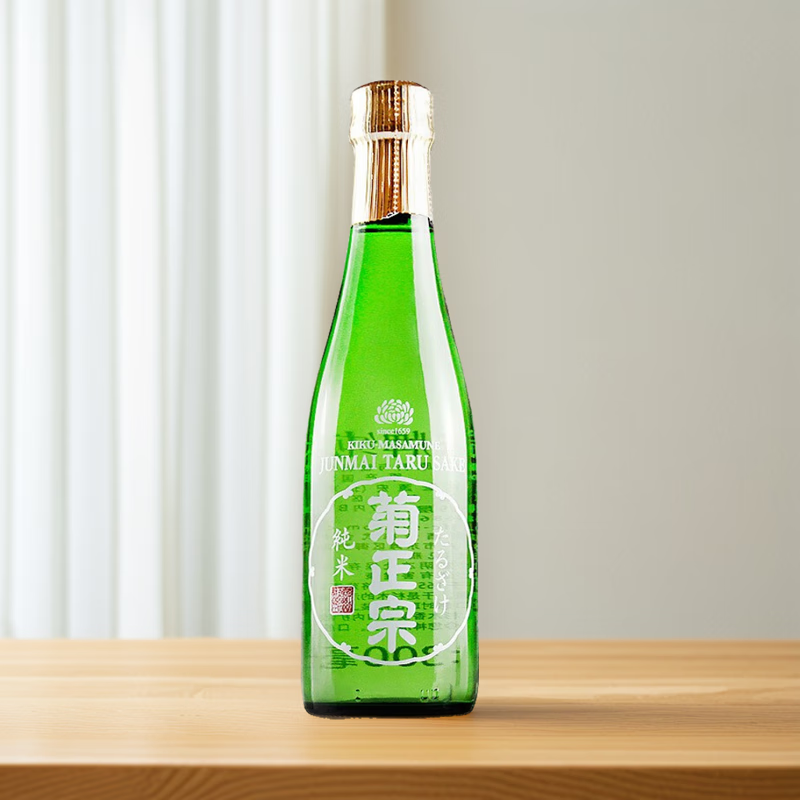 菊正宗纯米清酒冷酒樽酒日本原装进口洋酒纯米酒酿造酒日本清酒 300ml