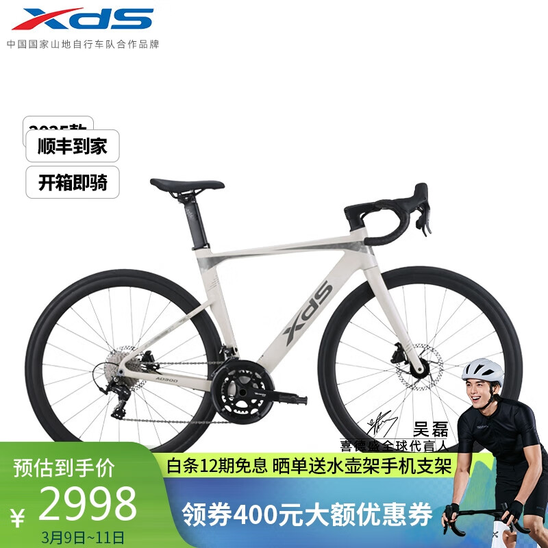 ϲ��ʢ��·���г�2025-AD300�͵�UCI����2x10���п�һ������Ͱ���Ʒ糵 ���� 480mm