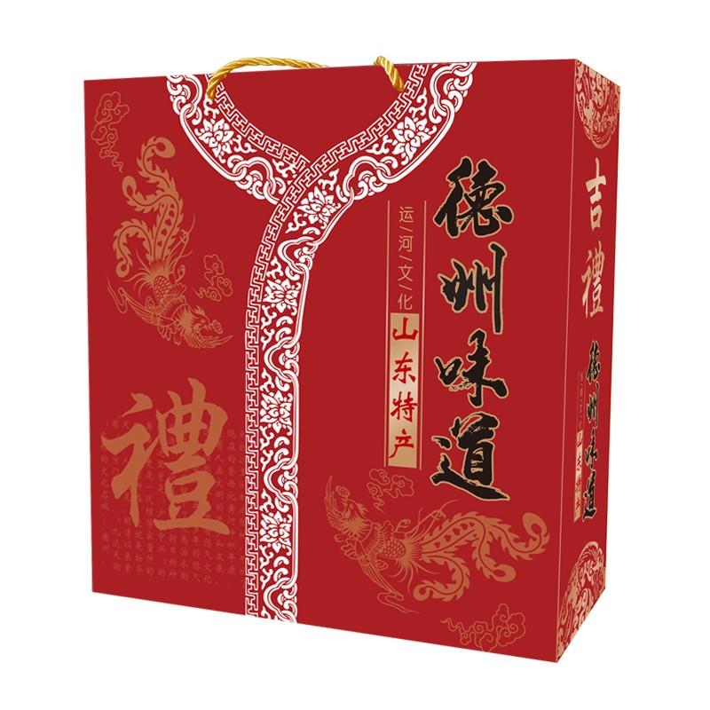 鄉(xiāng)盛德州扒雞五香雞清真燒雞禮盒整只即食好吃的特產(chǎn)熟食正宗包郵 鄉(xiāng)盛500克+自制禮盒