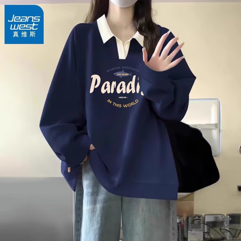 ���ڲ�������ά˹��Jeanswest����ɫ����polo��������Ů����ٴ�����2026�¿������ʽ��������� ���� �������� M 65.9Ԫ