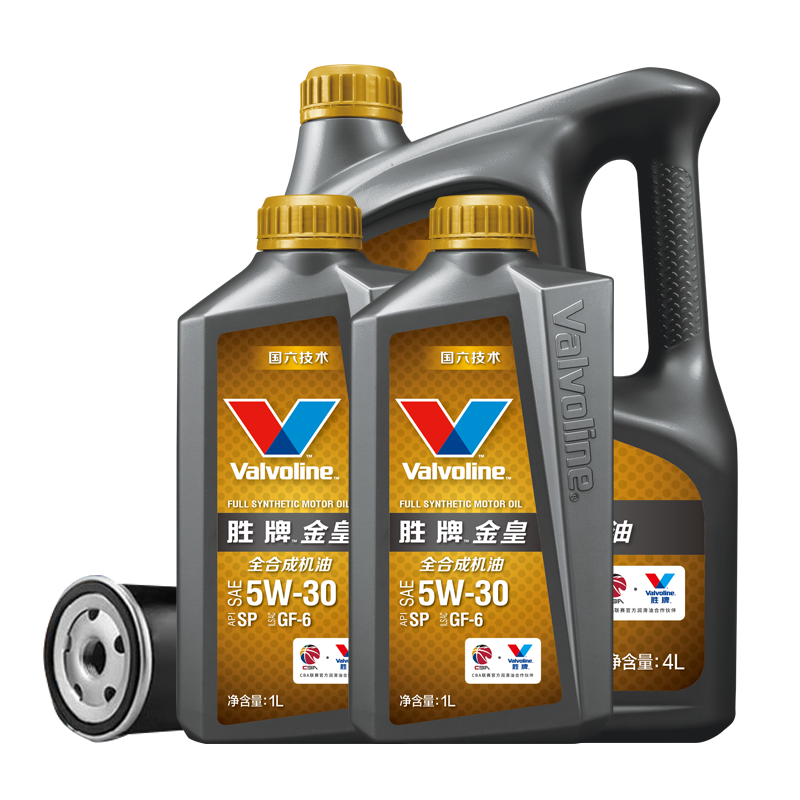 ���ڲ�����Valvoline ʤ�� ����С������ ��� ȫ�ϳɻ���5W-30 SP 6L+����+��ʱ 12������Ч