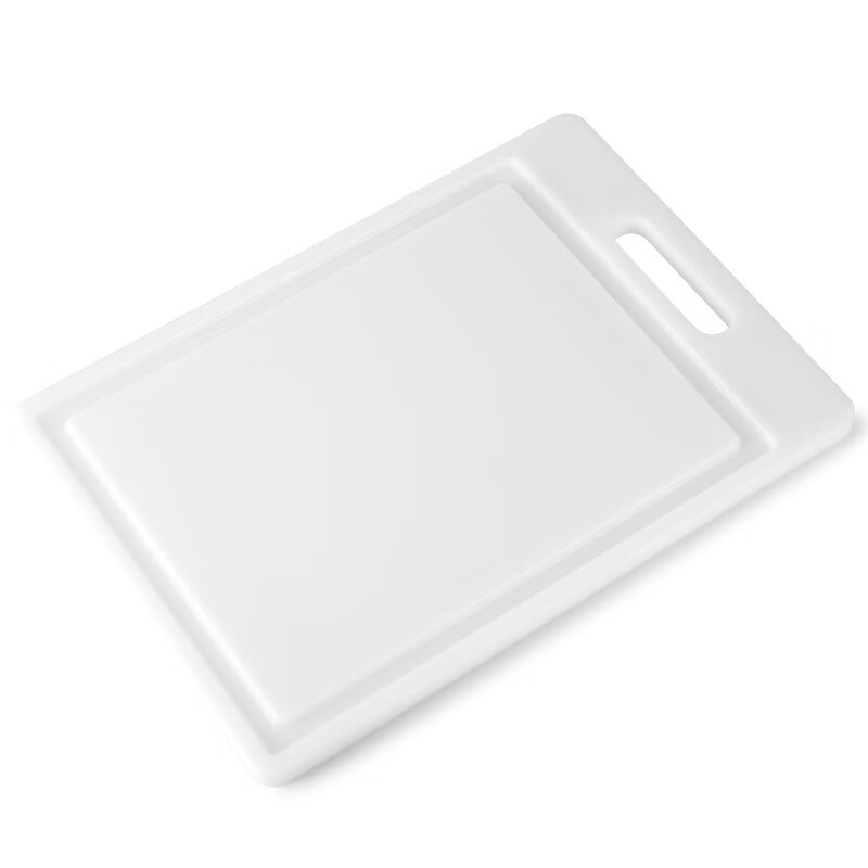 zxqpe塑料亚克力菜板切菜板白色砧板食品级商用防霉厨房大号 白色小号