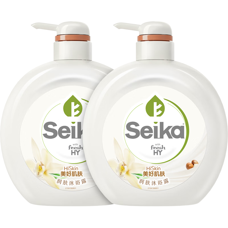 【乳木果·滋润肌肤】菁华seika沐浴露500ml*2瓶|京东如何看沐浴露历史价格