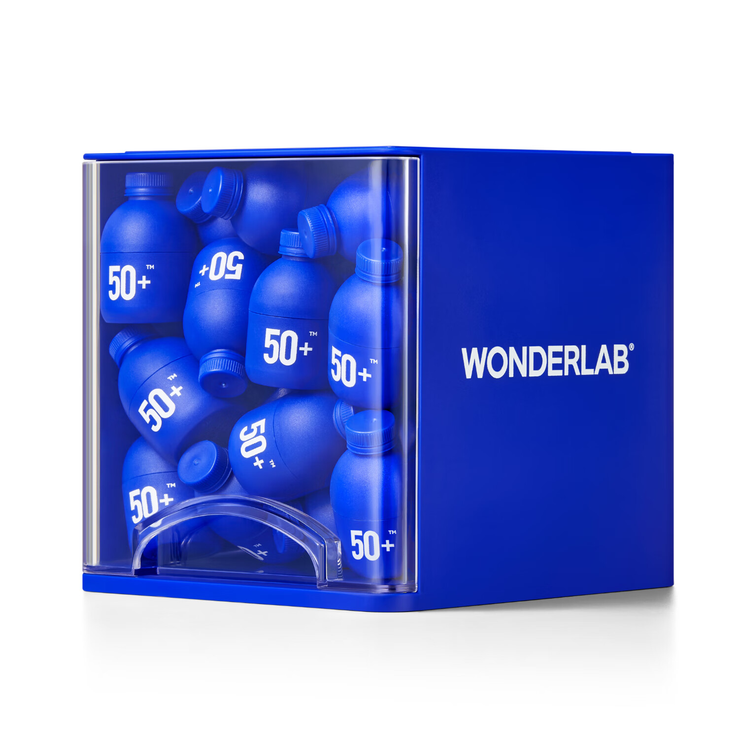万益蓝（WONDERLAB）益畅通50岁+中老年益生菌成人小蓝瓶400亿 全双歧杆菌益生菌爸妈 【稳定期】50+中老年益生菌 30瓶*6盒