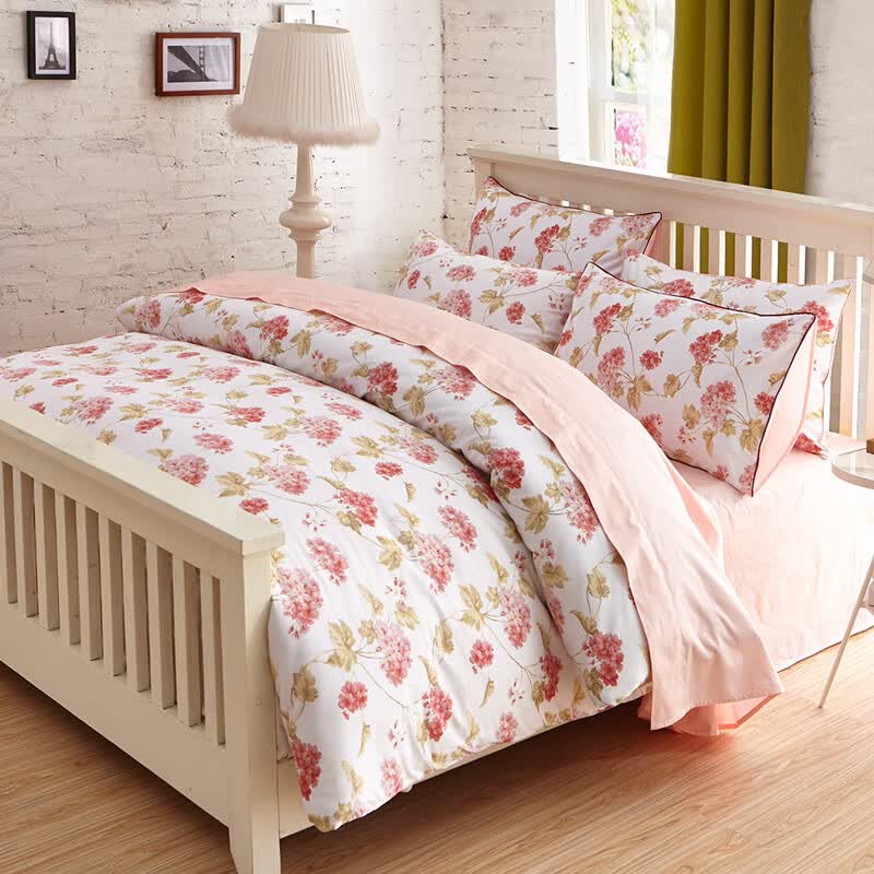 柳庭 家纺 全棉60支贡缎枕套 纯棉枕头套一对装 宫廷 48x74cm