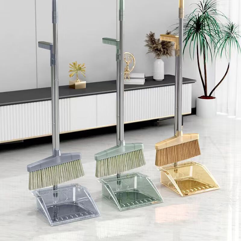 小红书同款家庭装扫帚 颜色随机发-扫把+簸箕