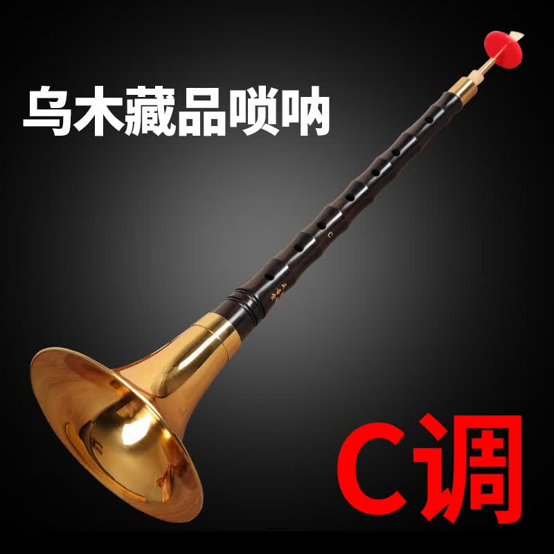 正音堂乐器乌木收藏演奏考级成人初学喇叭东北大唢呐民族 乌木藏品唢呐C调