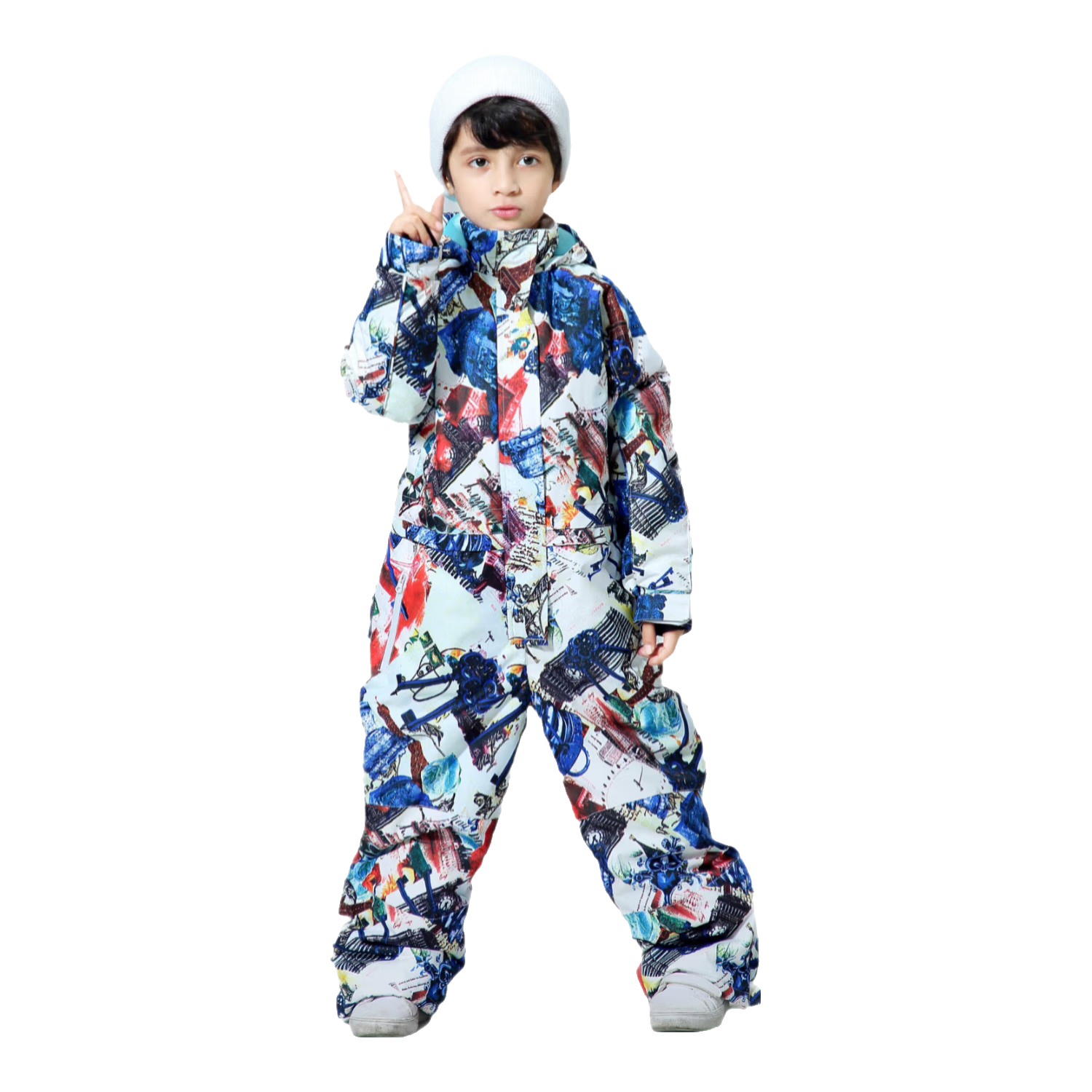 ��;ѩ��MUTUSNOW�� ������ͯ���廬ѩ����ˮ���籣ů��ѩ�¿㶫��װ�� ��ͯ���廨ɫ ��ͯ����������� XL (140) 350.24Ԫ