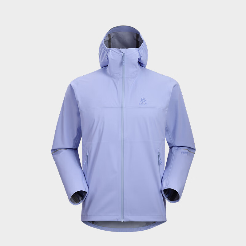 KAILAS FUGA凯乐石傲云跑山冲锋衣男女款防水防风户外越野跑徒步登山单冲外套 碧落青KG2341133 XXL