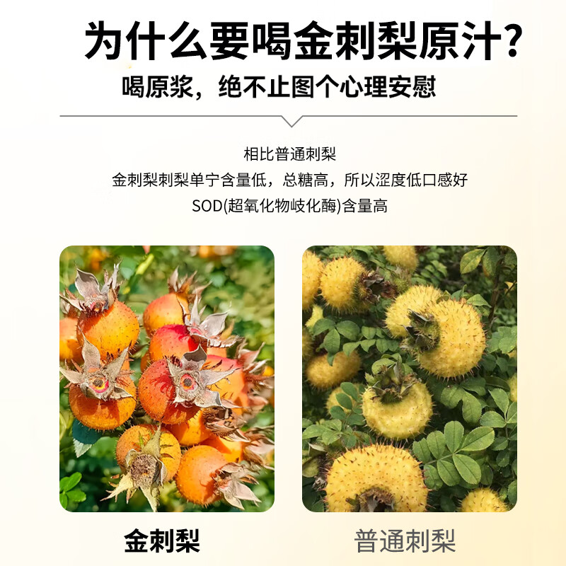 魔梨金刺梨汁刺梨原液鲜果冷榨HPP贵州特产安顺刺梨原浆100%纯果汁 9盒装