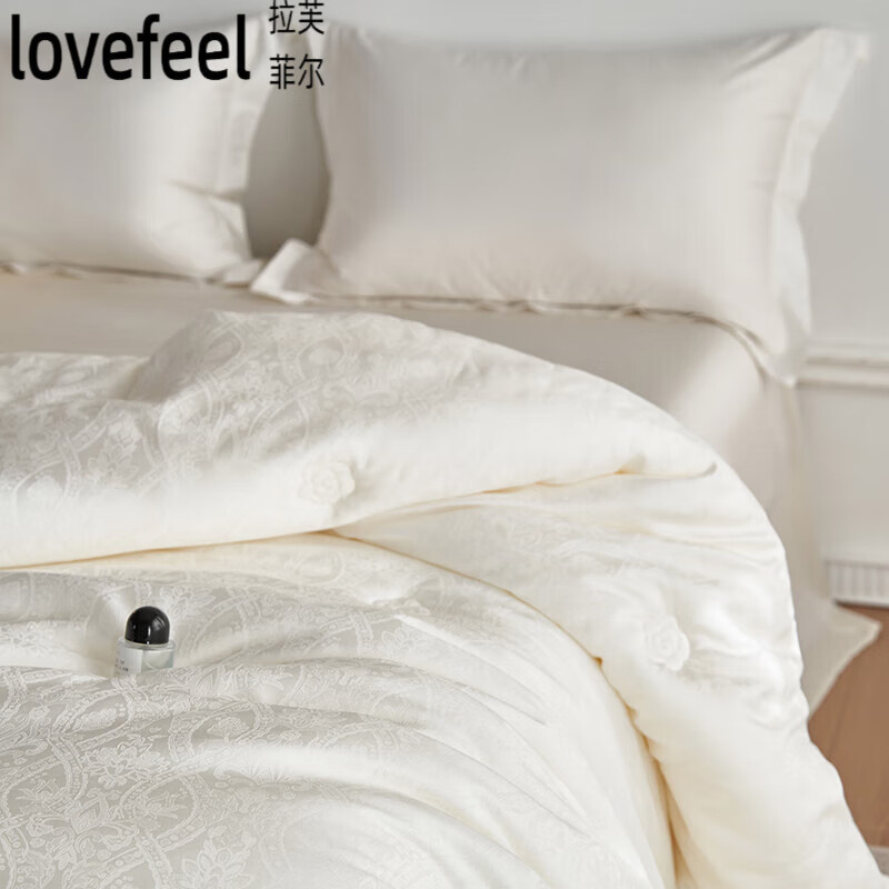 拉芙菲爾秋冬新品天絲棉冬被蠶蛹蛋白春秋被單雙人家用150*200冬被-5斤 天絲棉鏤空蠶蛹蛋白被 150*200夏被-2.3斤
