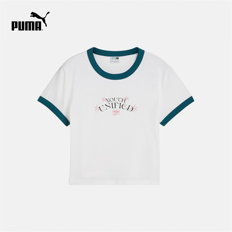 ���� PUMA Ů�Ӹ�������ƴɫ��������T�� DOWNTOWN BABY TEE 629069 �� 54.35Ԫ