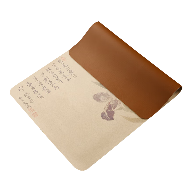 弘梅 雙悅羊毛毛氈墊 學(xué)生彩繪書法皮革畫氈墊鳶尾 45*70cm 文房四寶寫毛筆字用桌墊毛氈布
