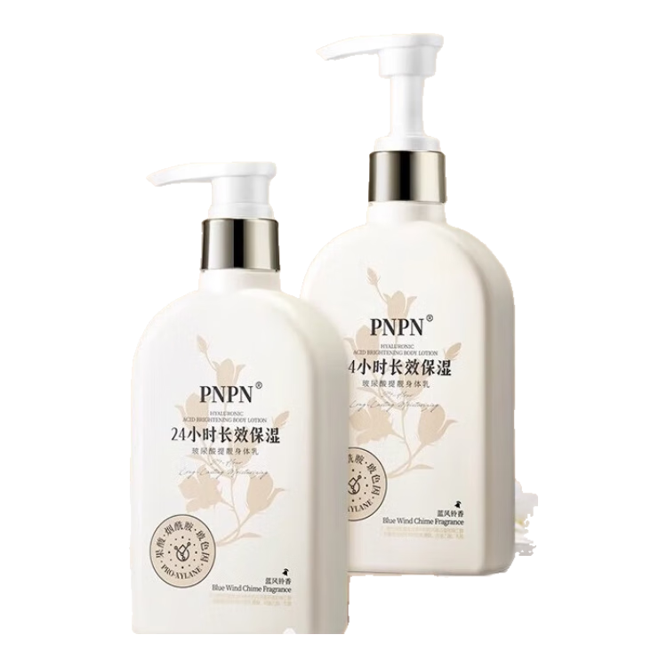PNPN玻尿酸身體乳全身嫩保濕滋潤白去干燥雞皮膚止癢毛囊角質(zhì)化300g