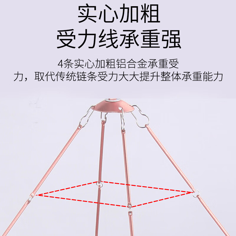 娃欧WAOW晒衣网晾衣篮家用晒衣篮毛衣晒晾袜子神器羊毛衫平铺网兜晾衣架网 铝合金/单层晒衣篮+10夹/灰色