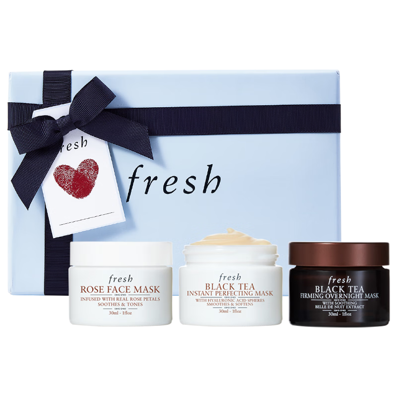 Fresh馥蕾诗紧致弹润面膜礼盒润泽焕肤30ml*3 护肤生日礼物送女友男友