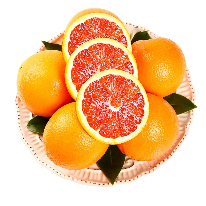 酷果汇正宗中华红血橙新鲜水果当季现摘红肉心手剥橙子整箱年货水果彩箱 【爆款】净重5斤-单果65MM+
