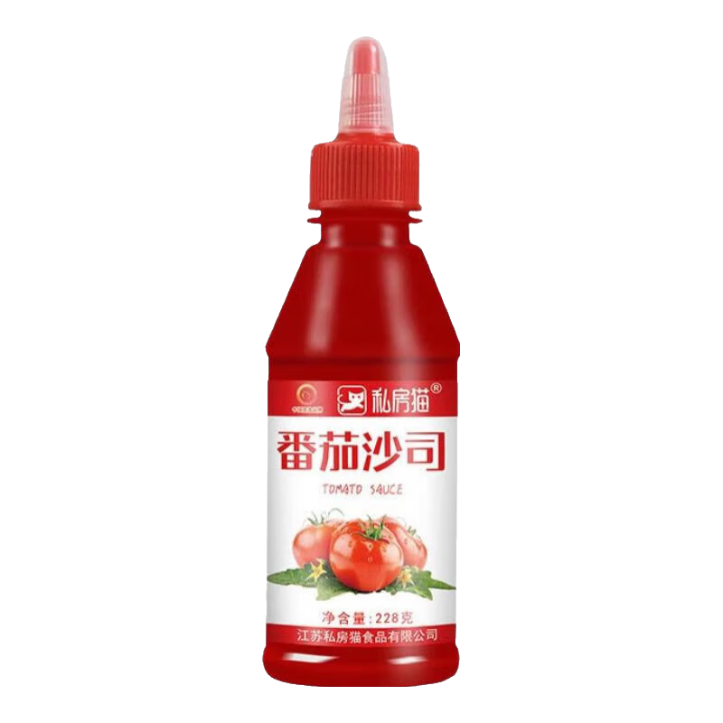 豆八哥番茄沙司家用番茄酱意大利面酱挤压瓶蕃茄手抓饼酱228g 番茄酱228g