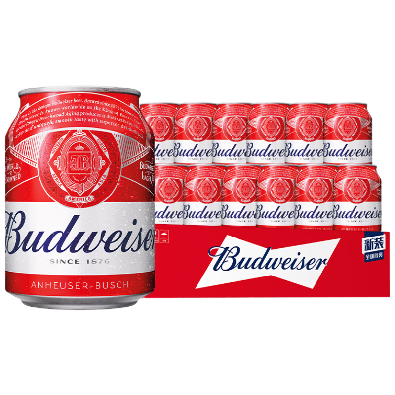 Budweiser/���� ���㾭�䴼����ơ ��װơ�� 255ml 12�� 39.9Ԫ