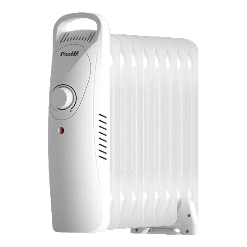 卡帝亞（KADEER）電暖氣片油汀取暖器家用電熱辦公室節(jié)能小型電暖器新款無聲 瓷白色7片(39cm)熱銷款