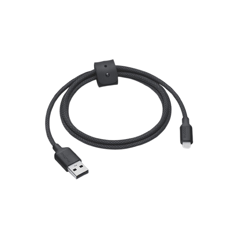 Mophie摩爾菲數(shù)據(jù)線MFI認(rèn)證USB-A轉(zhuǎn)Lightning充電線數(shù)據(jù)傳輸線適用于蘋果13iphone14pro A-L線1m蘋果在售