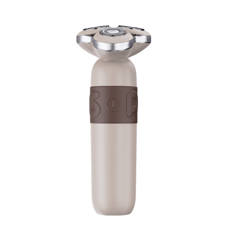 奔腾（POVOS）剃须刀电动刮胡刀2025新款剃须刀PQ9105雅致米电动剃胡子刀须刨新年送男友老公父亲生日实用礼物