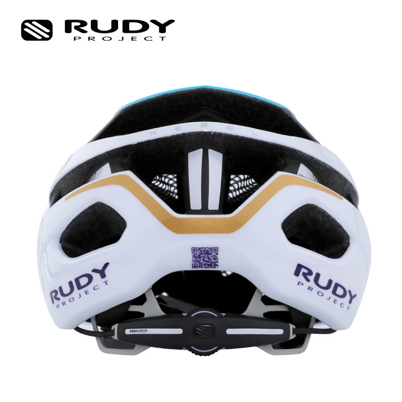 RUDY PROJECT璐迪骑行头盔男女胜利车队同款自行车装备公路盔碳纤维半盔REBEL 光泽白金（巴林胜利车队限量版） L（适合头围59-61cm）