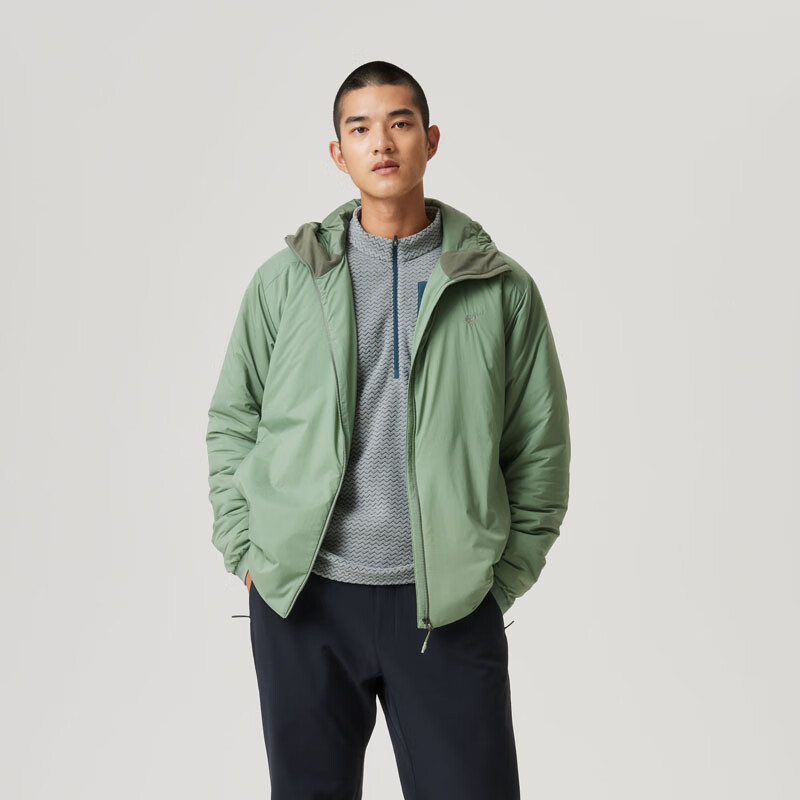 隐者山之道三夫户外丨隐者山之道 24秋冬 户外徒步登山寒烟男女款轻量棉服 海雾色（男款） S