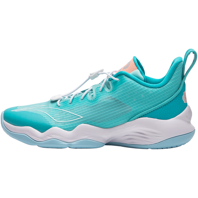 李寧（LI-NING）童鞋兒童籃球鞋男大童音速8輕彈減震清爽透氣運動(dòng)鞋38YKBS046-23