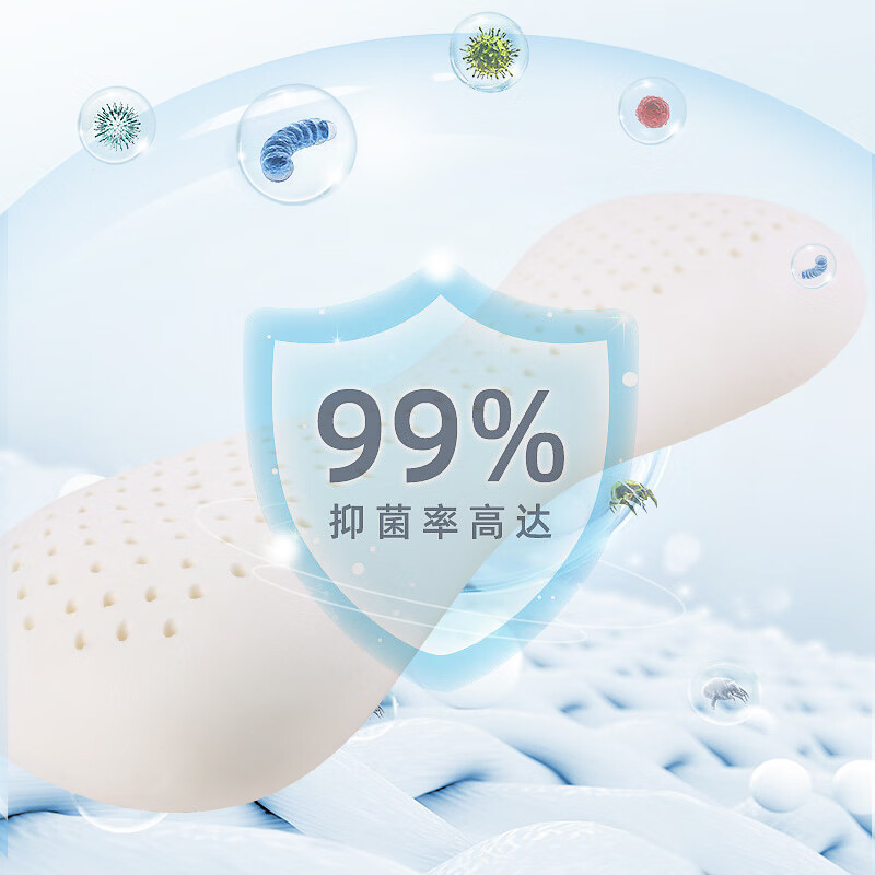 DEATKN德国高端乳胶枕成人枕头护颈枕圆柱颈椎枕小圆枕护颈天然橡胶睡眠 【8字型颈椎枕】-墨绿色棉枕套