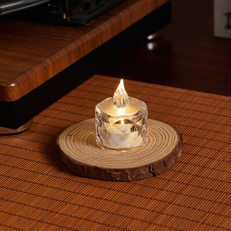 生日蠟燭數(shù)字情人節(jié)電子蠟燭燈生日求婚表白少女房間室內(nèi)場(chǎng)景布置裝飾網(wǎng)紅 水晶菱形4*5cm-暖色(一盒:12個(gè)):+花瓣3