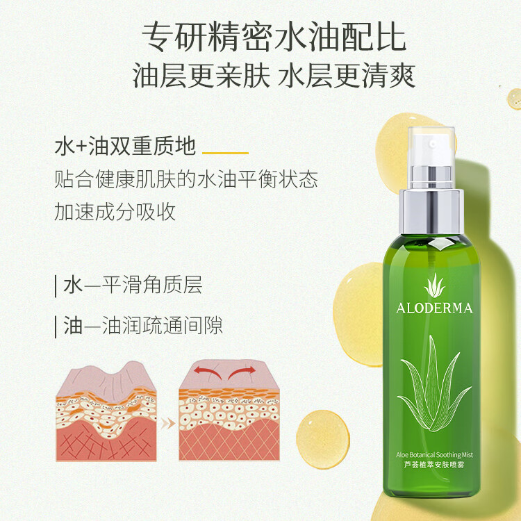 屈臣氏【屈臣氏】瑷露德玛芦荟植萃安肤喷雾120ml