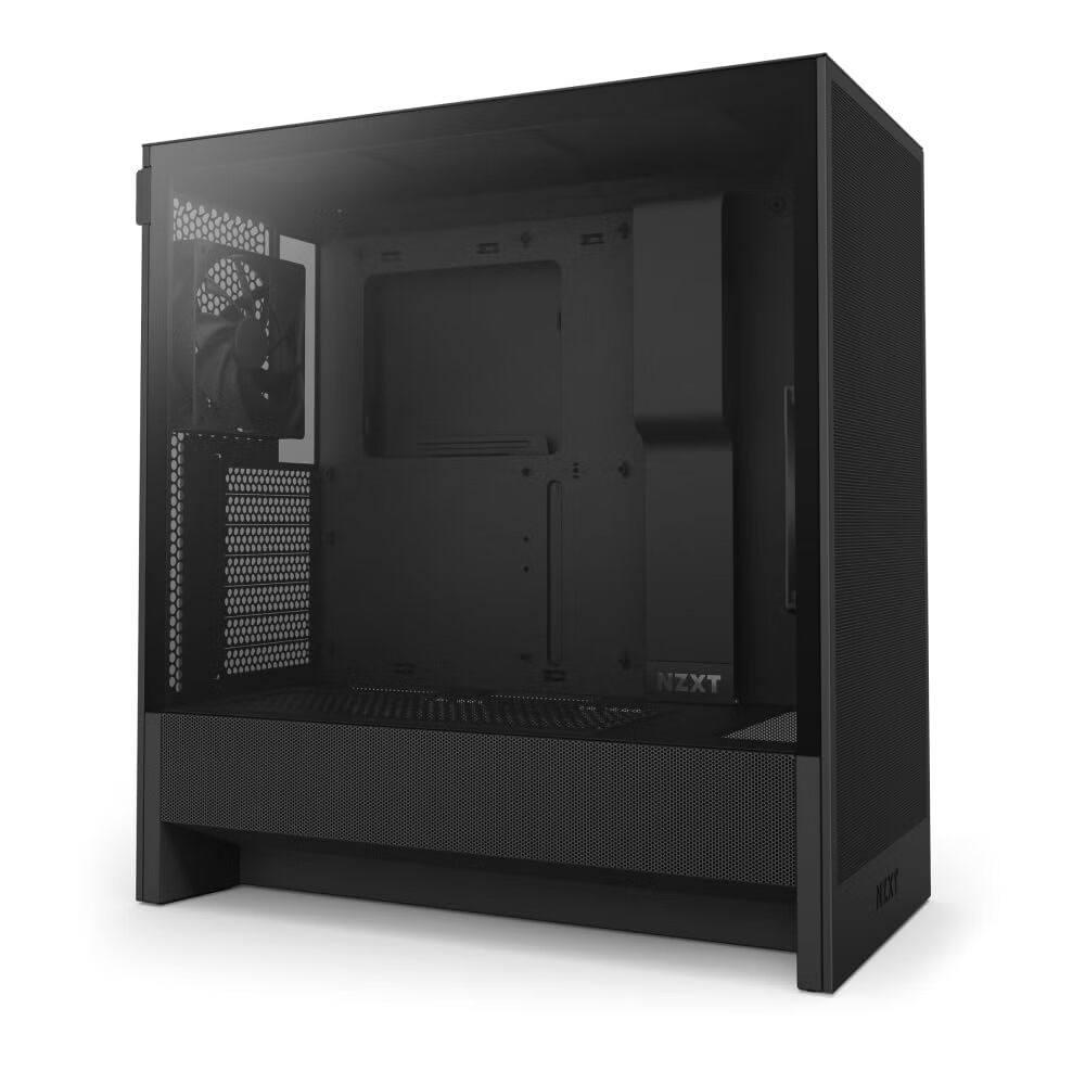 NZXT H5 Flow  緊湊型 ATX 中塔電腦機箱  高氣流  2x120mm 風(fēng)扇  360mm/240mm 散熱