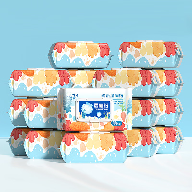 ��̣�jianhe��ʪ��ֽ�ɽ���ɳ���Ͱʪ�޽� 80Ƭ*3�� 