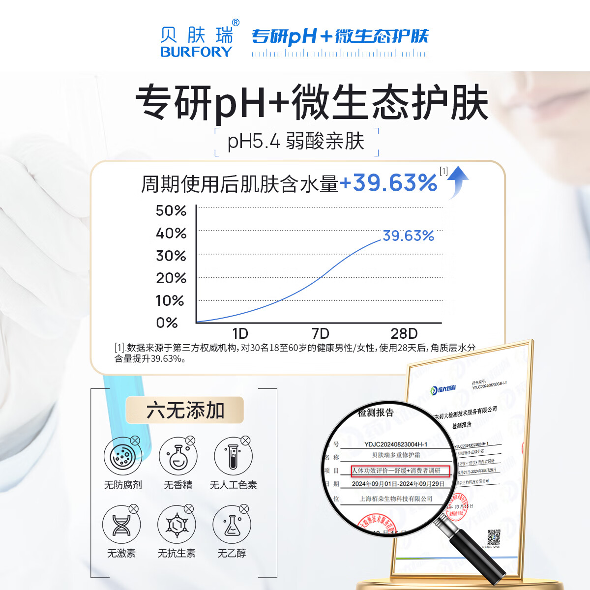 贝肤瑞多重修护霜敏感肌用保湿修护舒缓泛红维稳屏障改善换季干敏 咨询客服或详情页领取优惠券