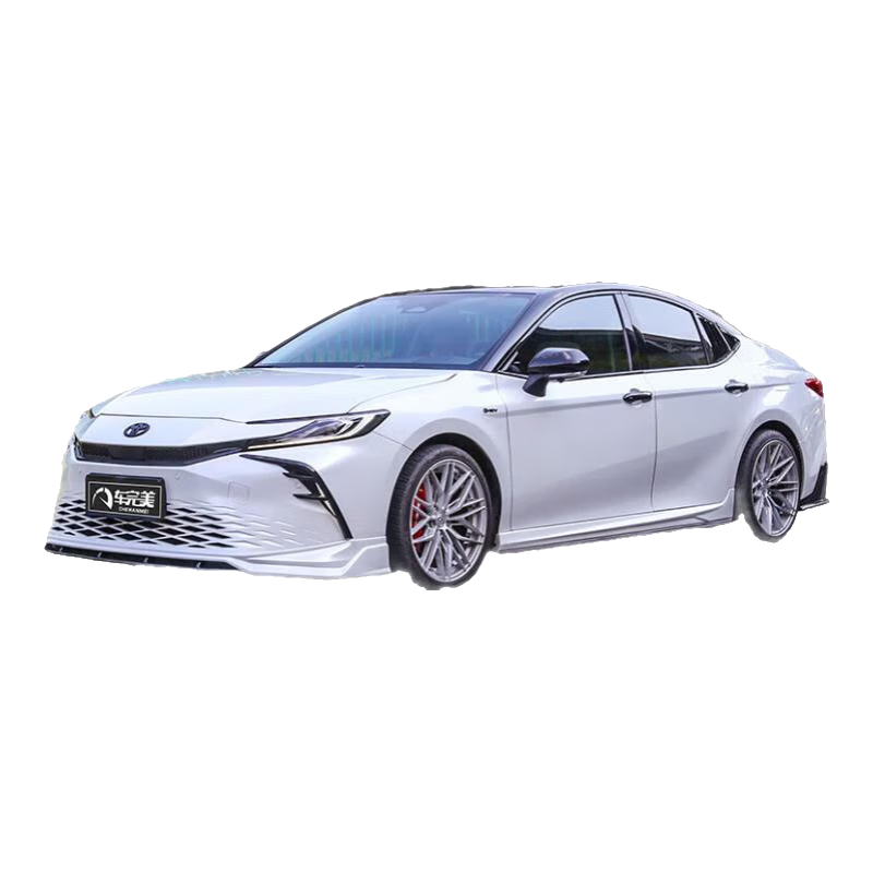 車完美專用于豐田九代凱美瑞前鏟TY包圍側(cè)裙后唇前杠尾喉汽車用品改裝件 九代凱美瑞TY后擾流-烤漆黑