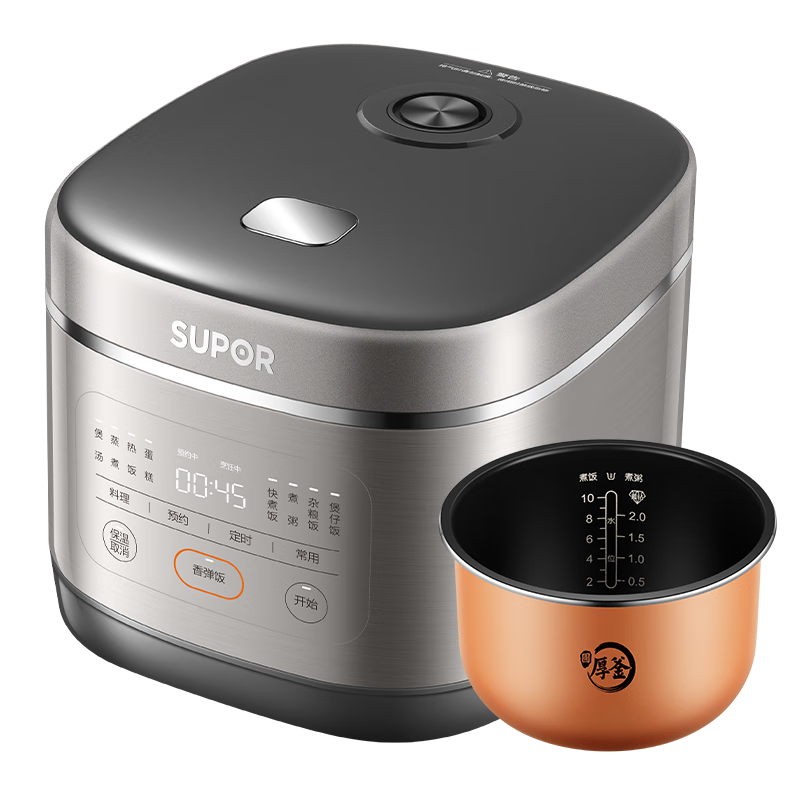 ���ڲ������ղ�����SUPOR���緹��5���������緹������20���ӿ���3-5��-8-�˶๦��һ����������������ԤԼ�����󷹹� Բ�� 5L 218.99Ԫ