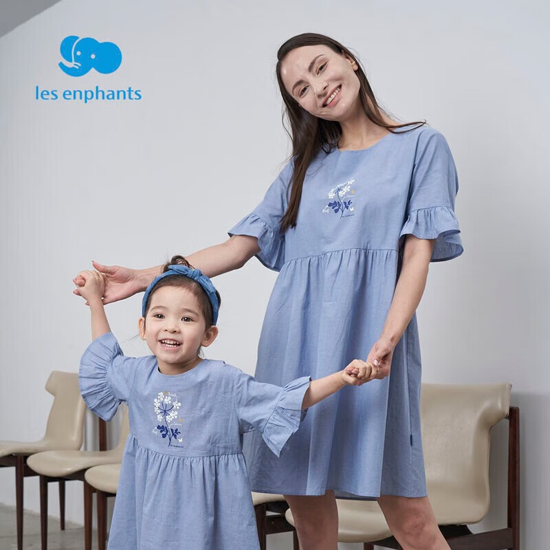 ��Ӥ����Les enphants��ͯװ����װ����ȹ�Ӽ����з���ͯ��װȹ���� ǳ���� 120 CM/6��