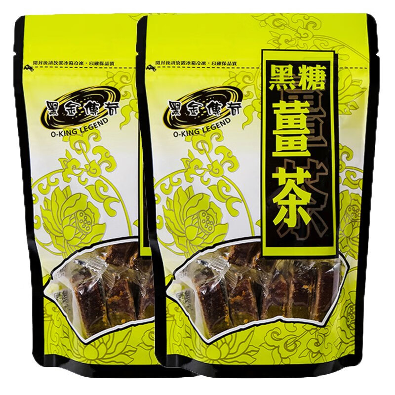 黑金傳奇進口紅糖姜茶黑糖老姜茶大姨媽月子茶小袋裝420g*2袋 黑糖姜茶420g*2袋