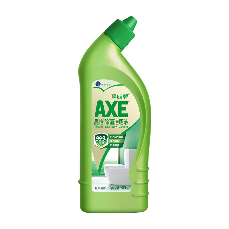 斧头AXE晶怡洁厕液 厕所马桶清洁剂洁厕灵 500g 洁厕 6瓶装