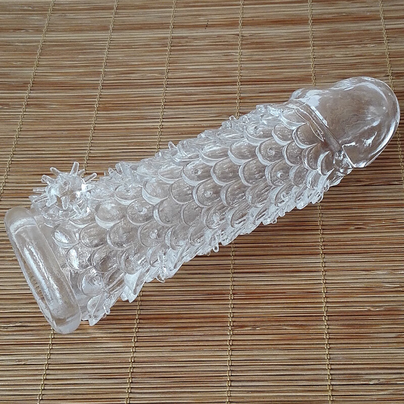 玩爆潮品狼牙套带刺大颗粒龙鳞套情趣用品加粗变形坐莲套狼牙套避孕套 龙鳞套 均码【适合所有男性配戴】