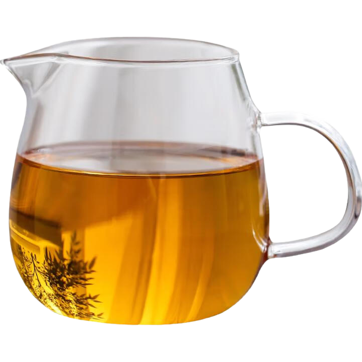 MULTIPOTENT茶具配件高硼硅耐熱公道杯泡茶杯玻璃龍膽公道杯【小】